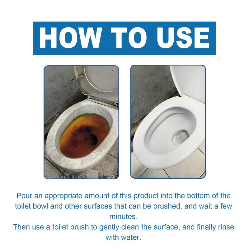 Toilet Bowl Cleaner Foam Household Toilet Cleaner Bathroom  Scale Remover Deodorizing Strong Clean 99.2%  Dirt Easy