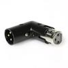 LyxPro Adapter kątowy XLR Męski/Żeński LX-XLR90