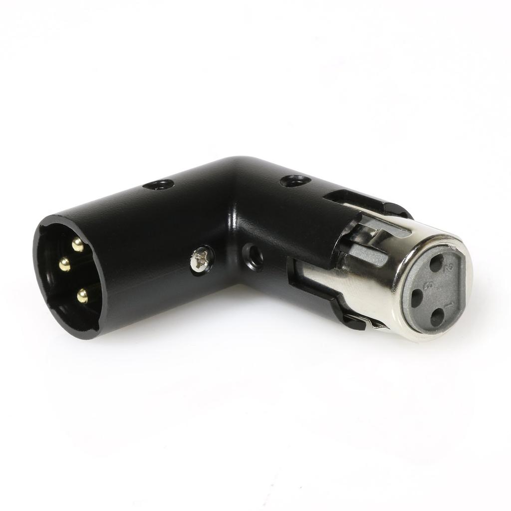 LyxPro Adapter kątowy XLR Męski/Żeński LX-XLR90