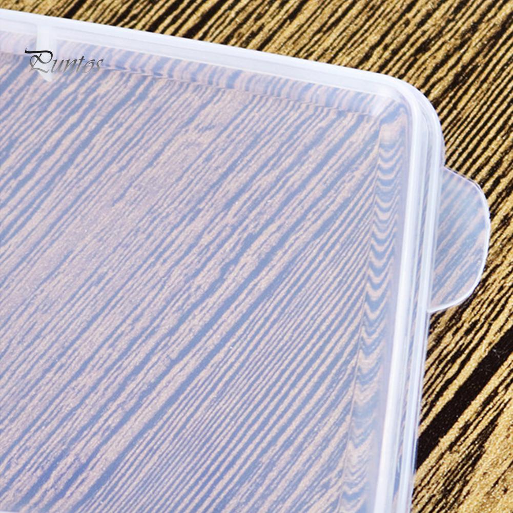 Puntos 3-vrstvý průhledný šperkový korálek Pilulky Řemeslný úložný organizér Přihrádka Pouzdro