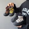 2025 Retro Color Block Children's Snow Boots: Velvet-Lined, Thickened, Warm Hiking Boots