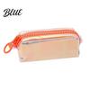 Colorful Holographic Pen Bag Iridescent Pencil Case Transparent Stationery with Wide Case U-Shaped