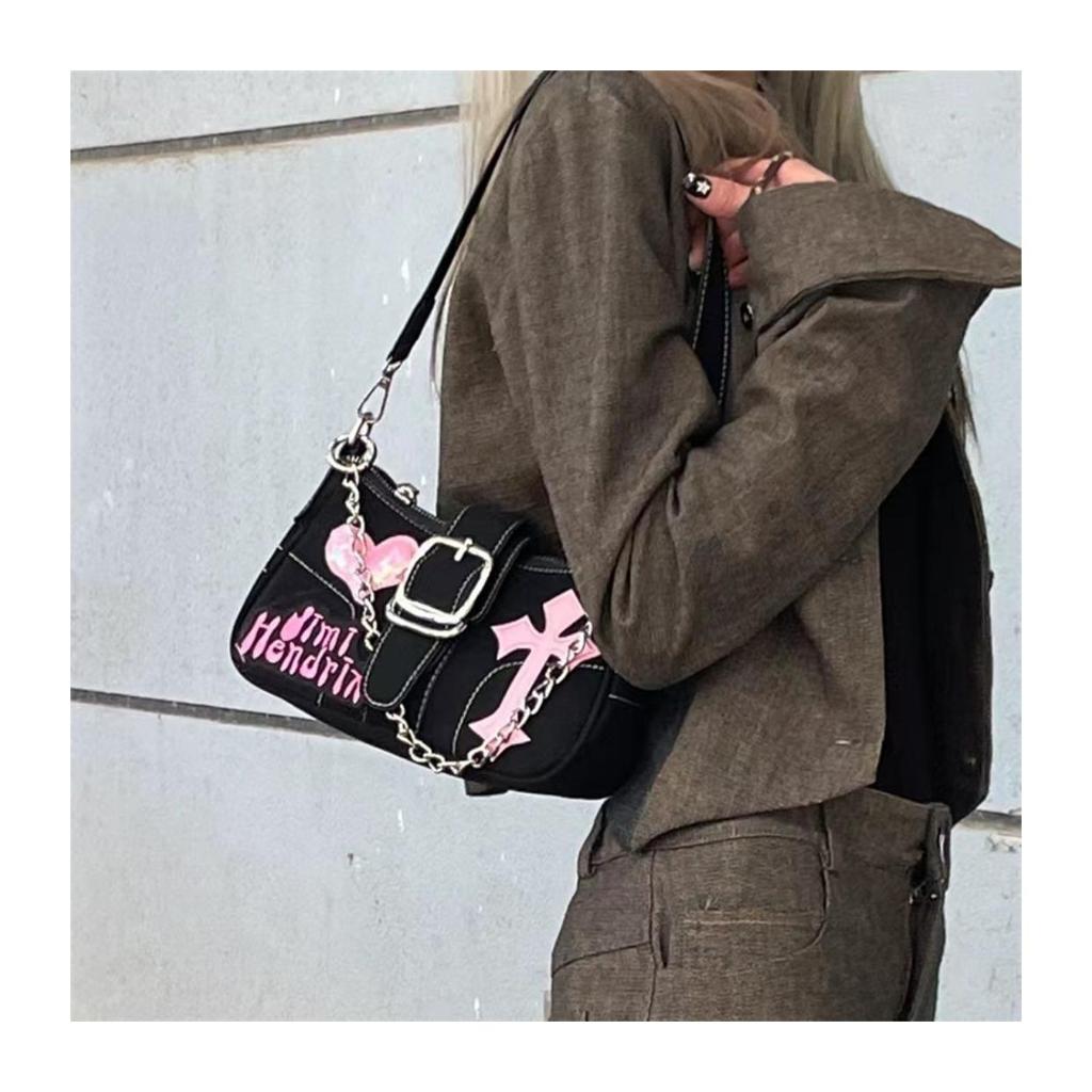 Y2K Millennial Single Shoulder Cross-Body Chain Bag