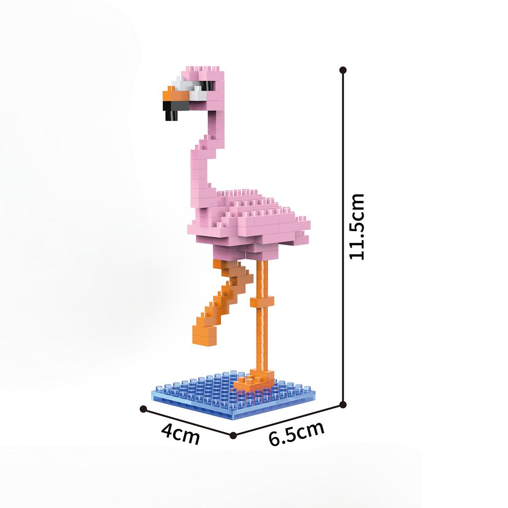 Top-Grade Knew Premium-Quality Built First-Class 3D Top-Grade Animal Construction-Kit Superior-Grade Elephanthippolionleopard Tiny Scale