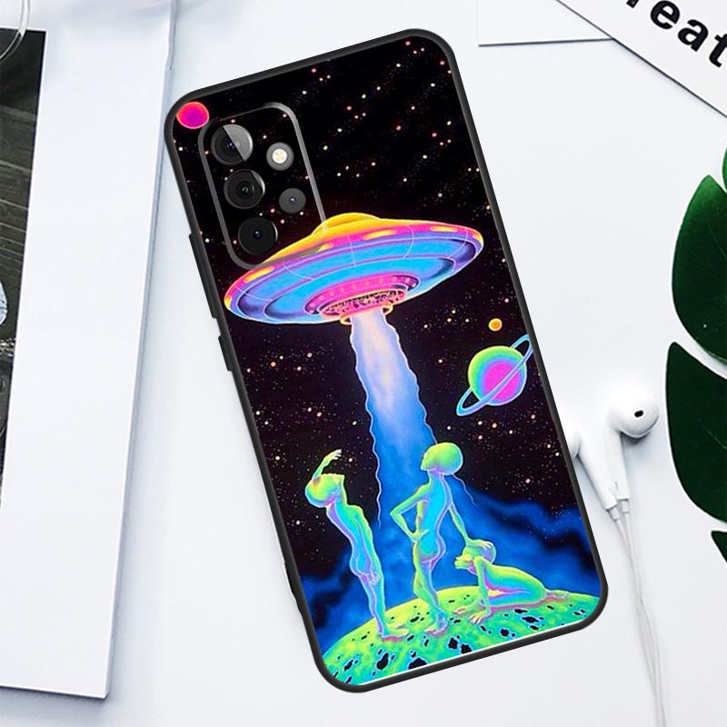 Alien UFO For Samsung Galaxy A13 A53 A33 A54 A34 A14 A55 A35 A15 A05 A06 A16 A22 A32 A52 Phone Case