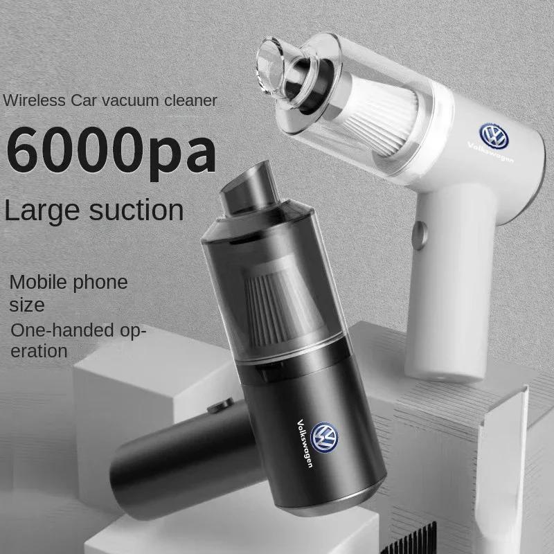 For Volkswagen Car Vacuum Cleaner Wireless Handheld Portable Cordless Cleaner For Volkswagen Golf-5 7 Bora Jetta POLO MK4 MK6 Bo