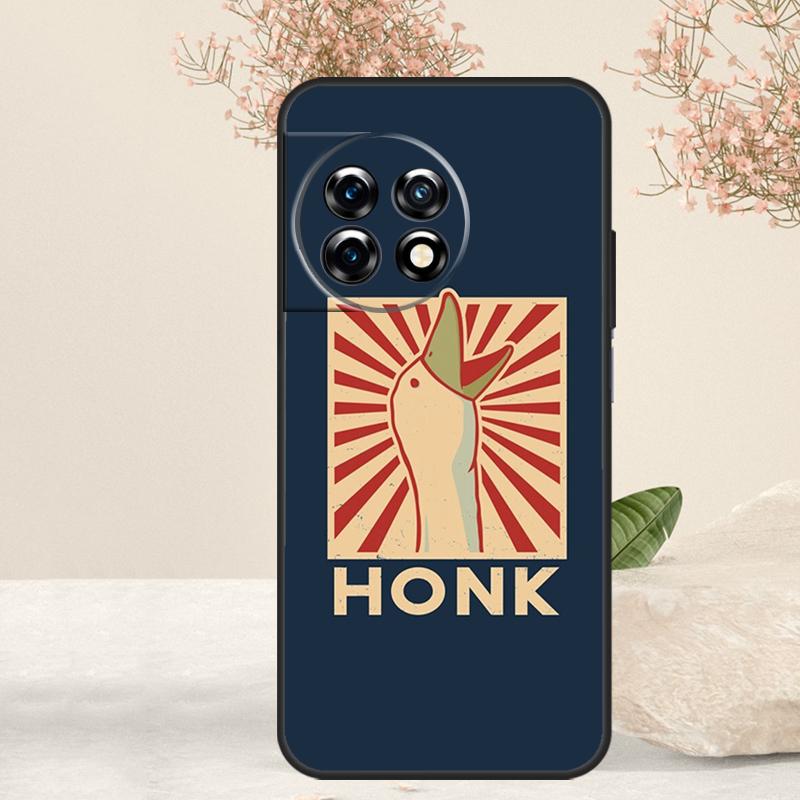 Cartoon Funny Goose Case For OnePlus 15R 13R 13T 15 13 12 12R 11 10T 8 9 10 Pro Nord 5 CE 4 3 Lite N20 N30 Cover