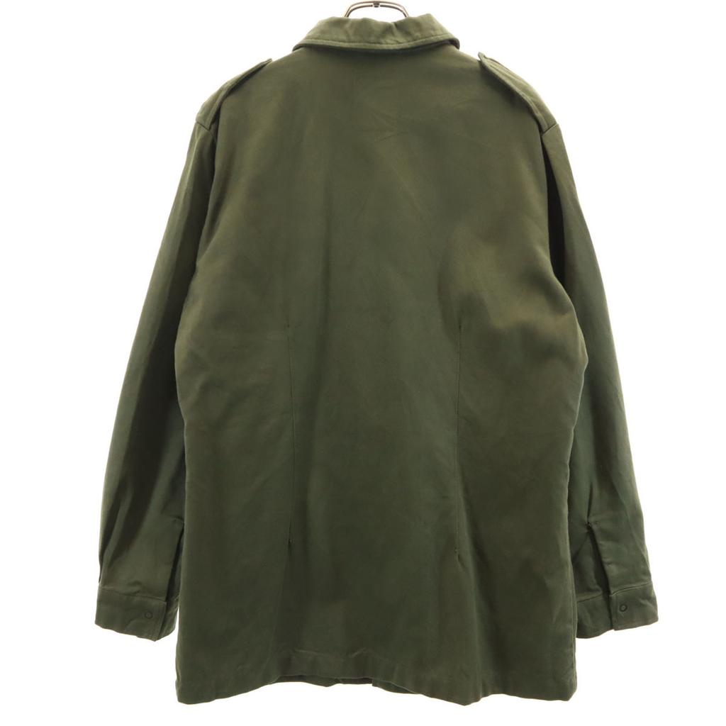 DUTCH ARMY 80s vintage Military jacket khaki Men's Used