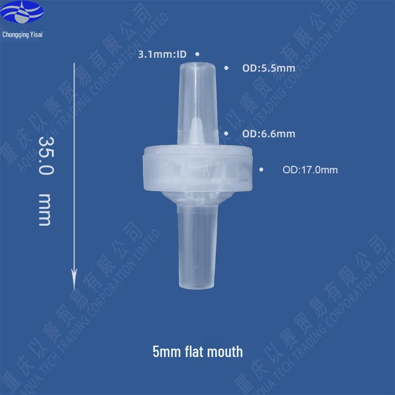 Ozone & Oil Resistant Plastic Check Valve / Stop Valve / Non-Return Valve