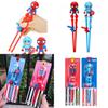 Disney Marvel Kids Training Chopsticks 123 Stage Learning Chopsticks For Babies With 3d Spider-man Design