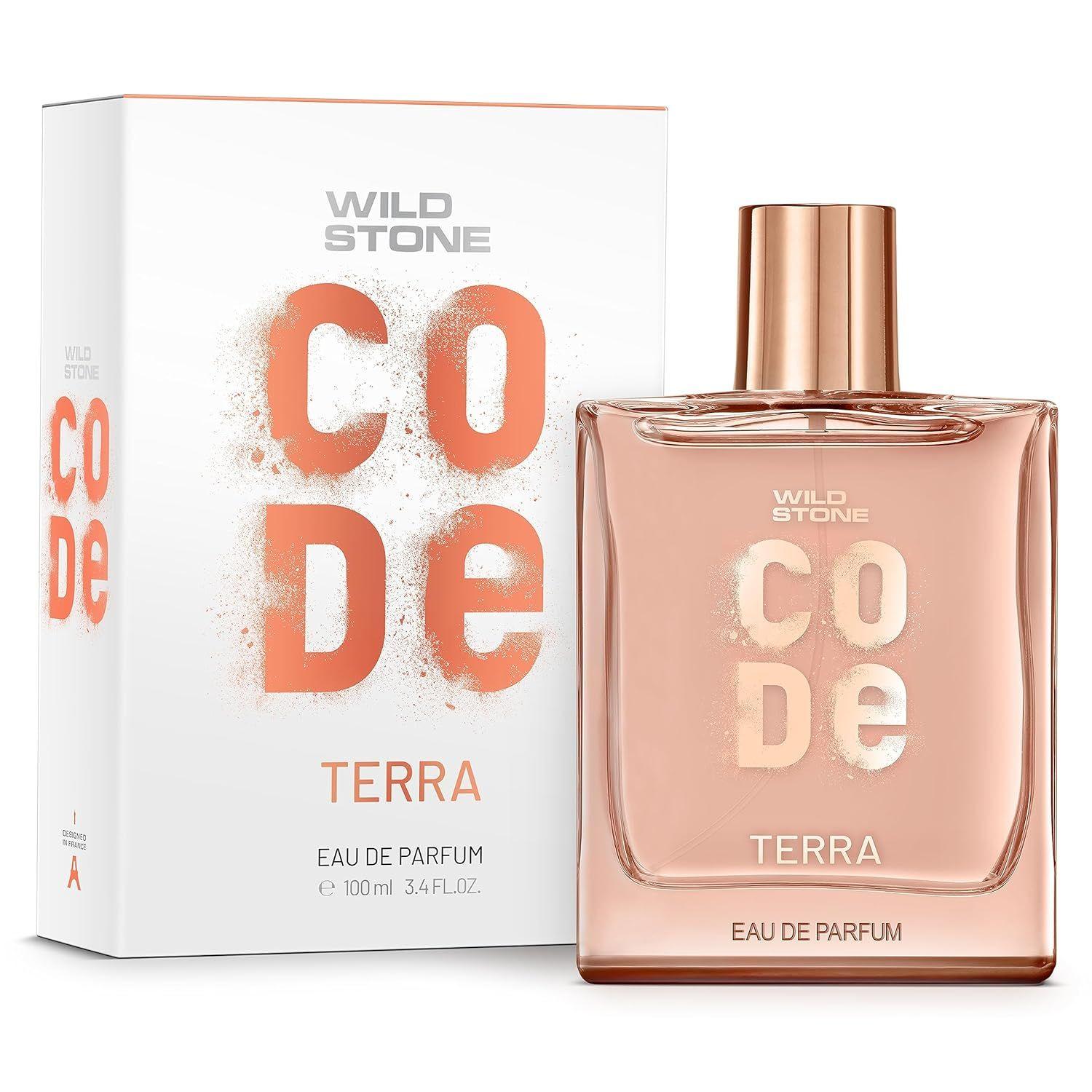 

Wild Stone CODE Terra Eau De Parfum для мужчин, 100 мл | Роскошный стойкий аромат для стильной, зрелой и элегантной личности | Духи премиум-класса для мужчин 100ML