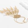 Punk Gothic Cone Tassel Finger Bracelet Hand Chain