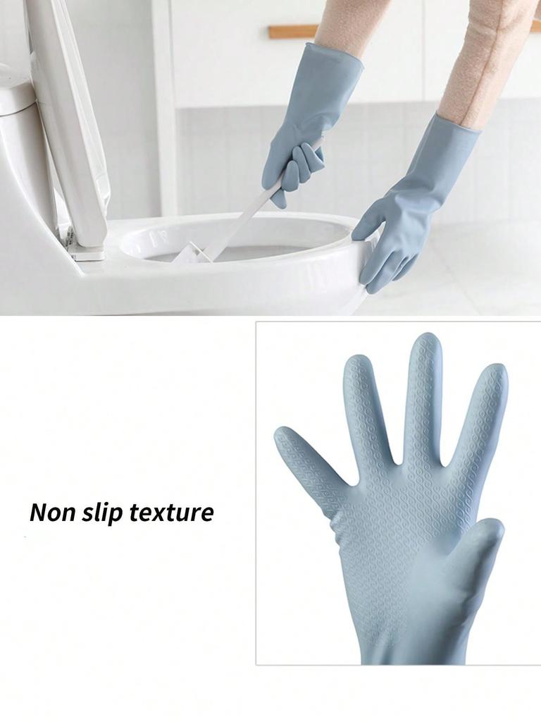 Reusable Cleaning Gloves, Waterproof Household Gloves For Dishwashing, Laundry, All-Season Finger Protection, Cleaning & Infection Prevention
