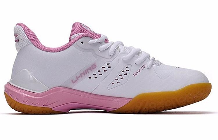 Li Ning Cool Shark Cushioning Breathable Abrasion Resistant Slip Resistant Low Top Badminton Shoes Women's AYAR034-2