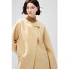 Qiusui Yiren Women's 100% Wool New Chinese Style Double-faced Coat
