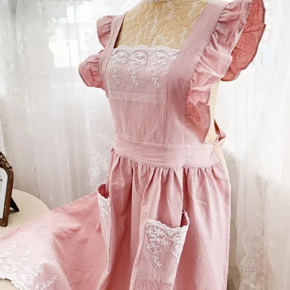 Fashion Cooking Apron Vintage Dress Apron Durable Princess Apron  Restaurant