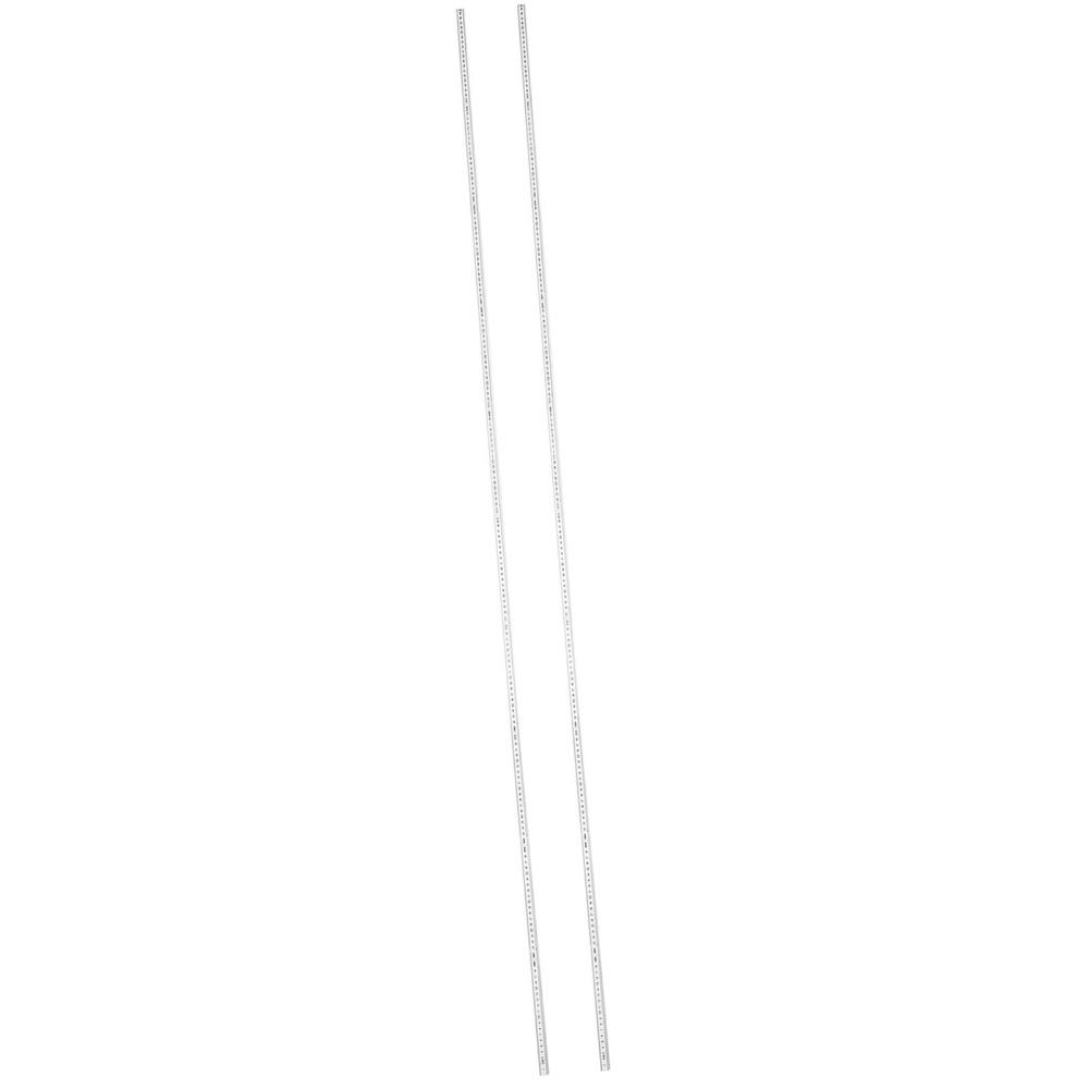 3PCS White Measuring Stick Lightweight Meter Stick Durable Folding Carpenters Ruler