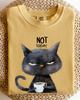 Not Today, Cat, Grumpy, Coffee, Funny, Meme Shirt, Comfort Colors Tee