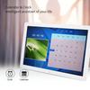 17Inch 1440*900HD Digital Photo Picture Frame Alarm Clock Player Album Remote Control White