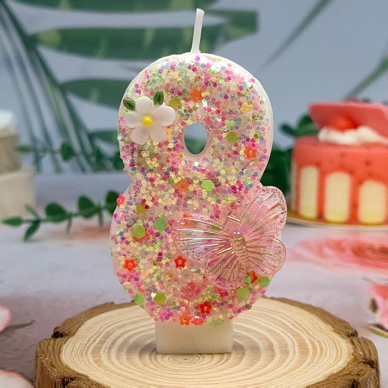 

Butterfly Creative Number Candles for Birthday Party Cake Decoration