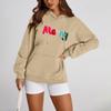 Women's Hoodies Letter Printed Sweatshirt Pullover