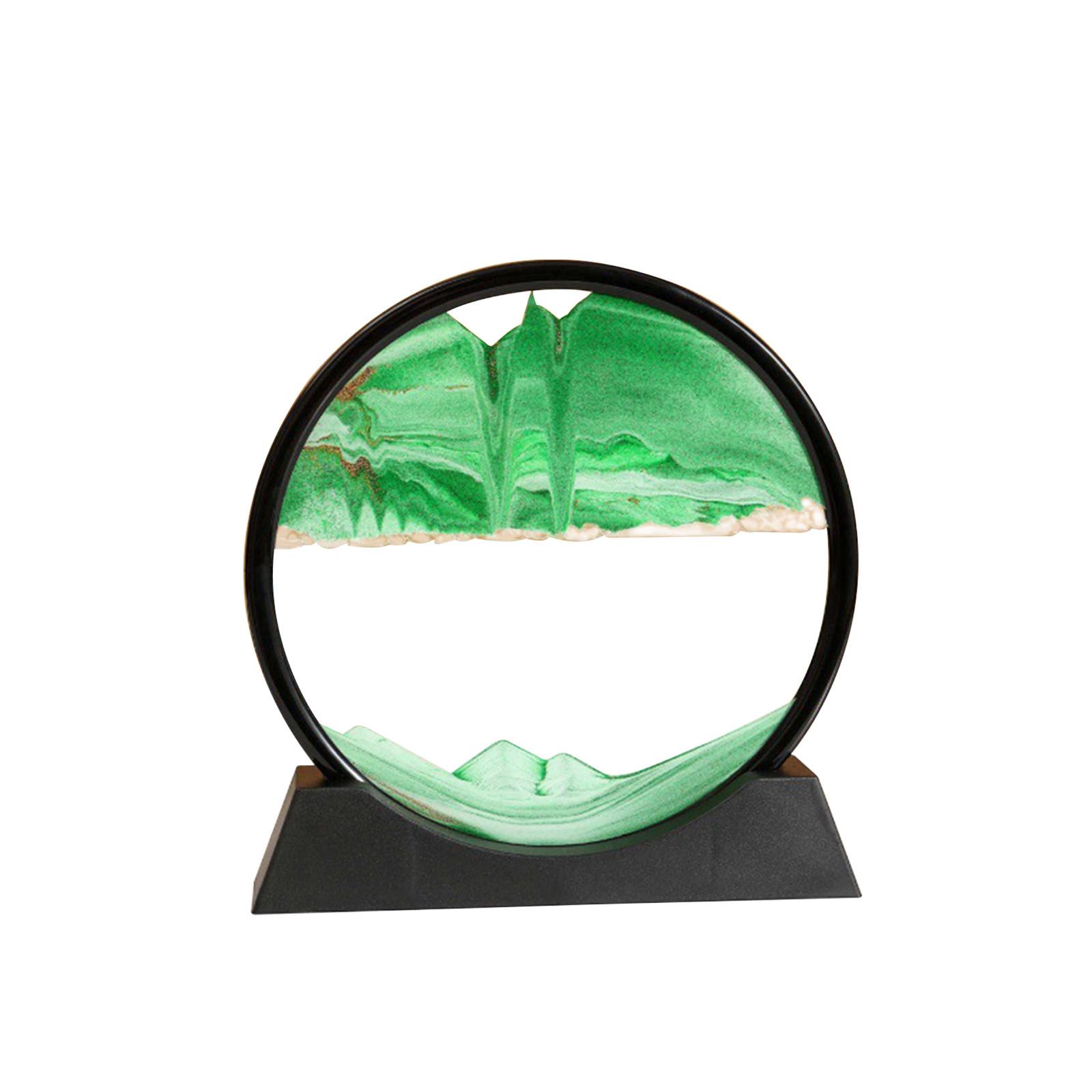 

3D Natural Flowing Sand Picture Движущаяся крупа 50 мл One Size зелёный