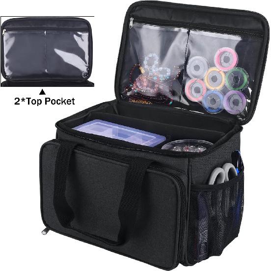 Sewing Basket Bead Organizers and Storage Adjustable Compartments Bead Storage Containers Diamond Painting Storage Jewelry Making Kits Organizer for