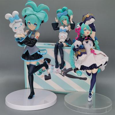 Hatsune MikuNoodles Cinnamoroll Piapro Panda  Girls Toy Anime Figure Toy Anime Game PVC Action Figure Collectible Model Doll   5