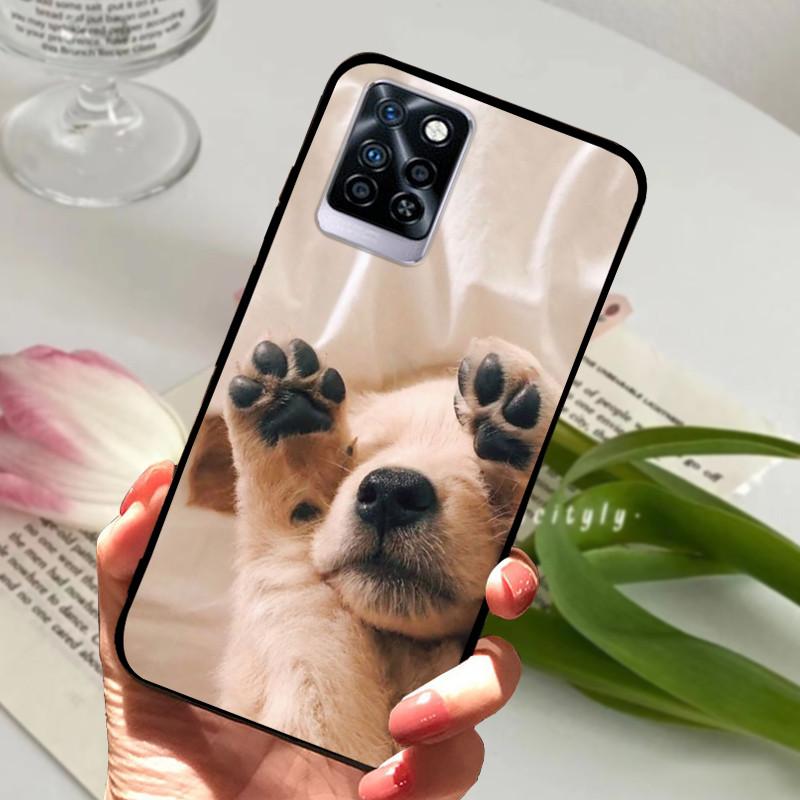 For Infinix Note 10 Plus Case Black Soft silicone TPU Back Cover For Infinix Note10 Pro NFC Phone Case Note 10 Pro Plus Bumper