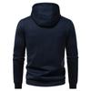Men's Solid Color Half-Zip Sweatshirt Hoodie Men's Sports Large Size Casual Sweatshirt