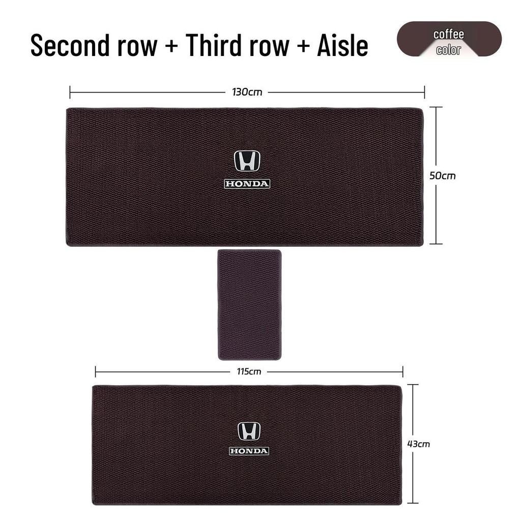 Honda Odyssey Elysion Floor Mats: Full Coverage for Seven-Seater with Expanded Second & Third Row Protection