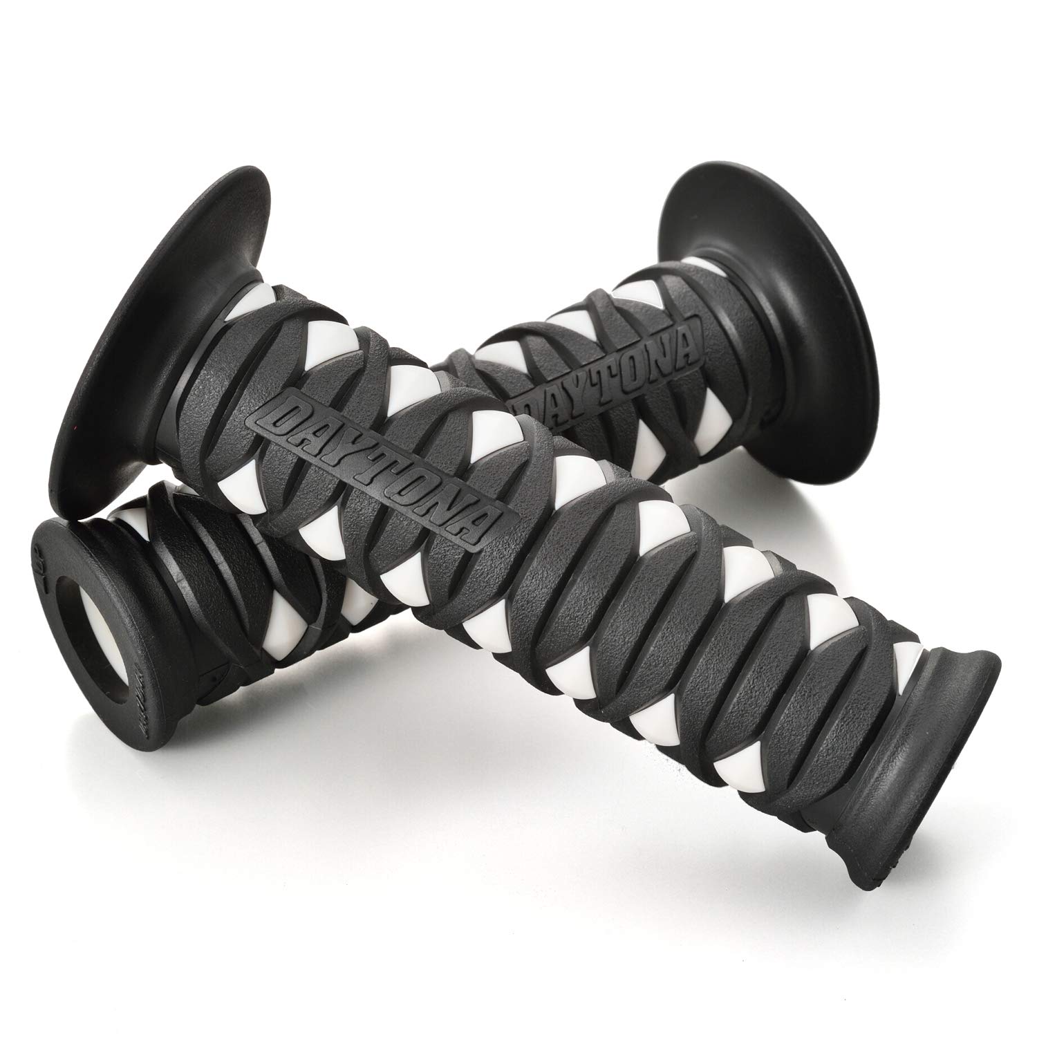

Daytona Grippy Grips for with for Handlebar Diameter 99268 Motorcycles, 120mm, Dual-Layer Construction, Through-End Grips, 22.2mm, GG-D-KATANA, белый