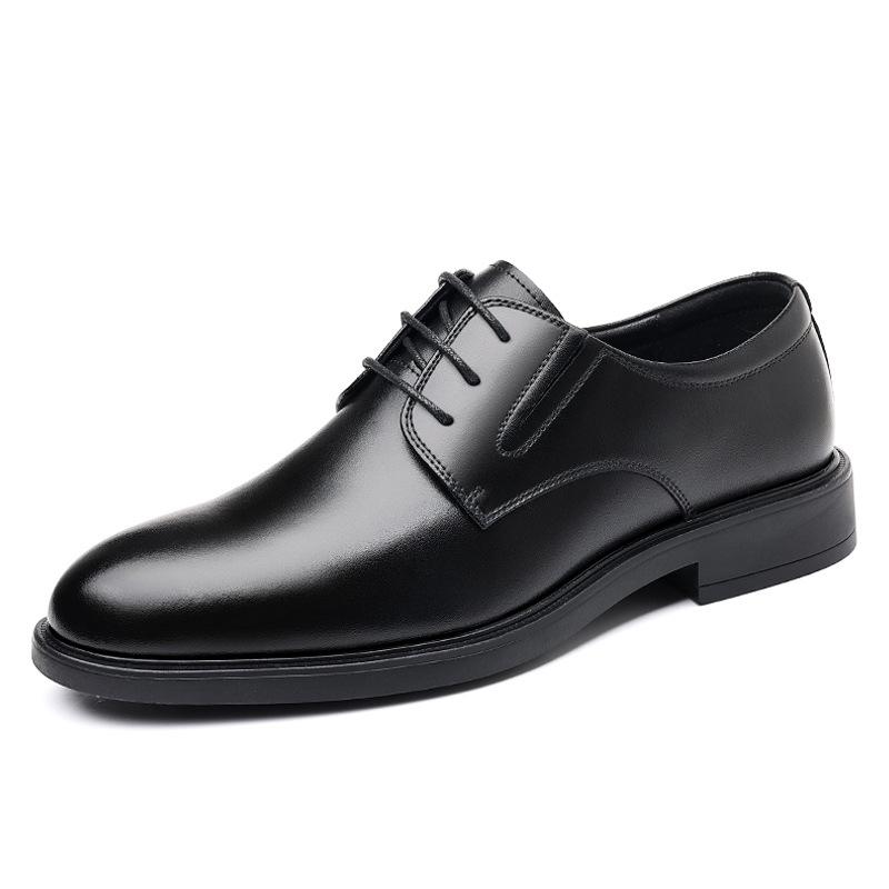 

Кожаная обувь мужская 2025 лето полая нарядная мужская обувь офисная обувь с отверстиями тренд 2025 38