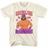 Macho Man Erwarte das Unerwartete Natürliches Erwachsenen T-Shirt