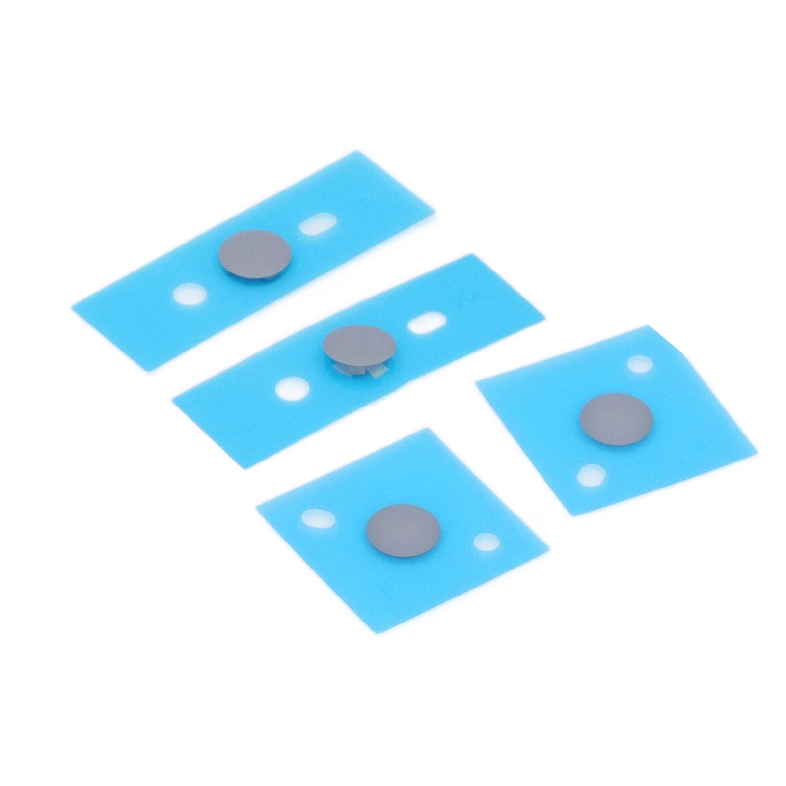 

4 ШТ. Ніжки для нижньої кришки ноутбука, пластикові протиковзкі ніжки для ноутбука, замінні накладки для ніжок з інструментами для ремонту срібло сірий колір