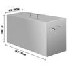 Water Bath Canner, 15 Quart Stove Top Canner Pot, Boiling Water Canners with 2 Canning Racks, 304 Food Grade Stainless Steel Large Stock Pot, Flat
