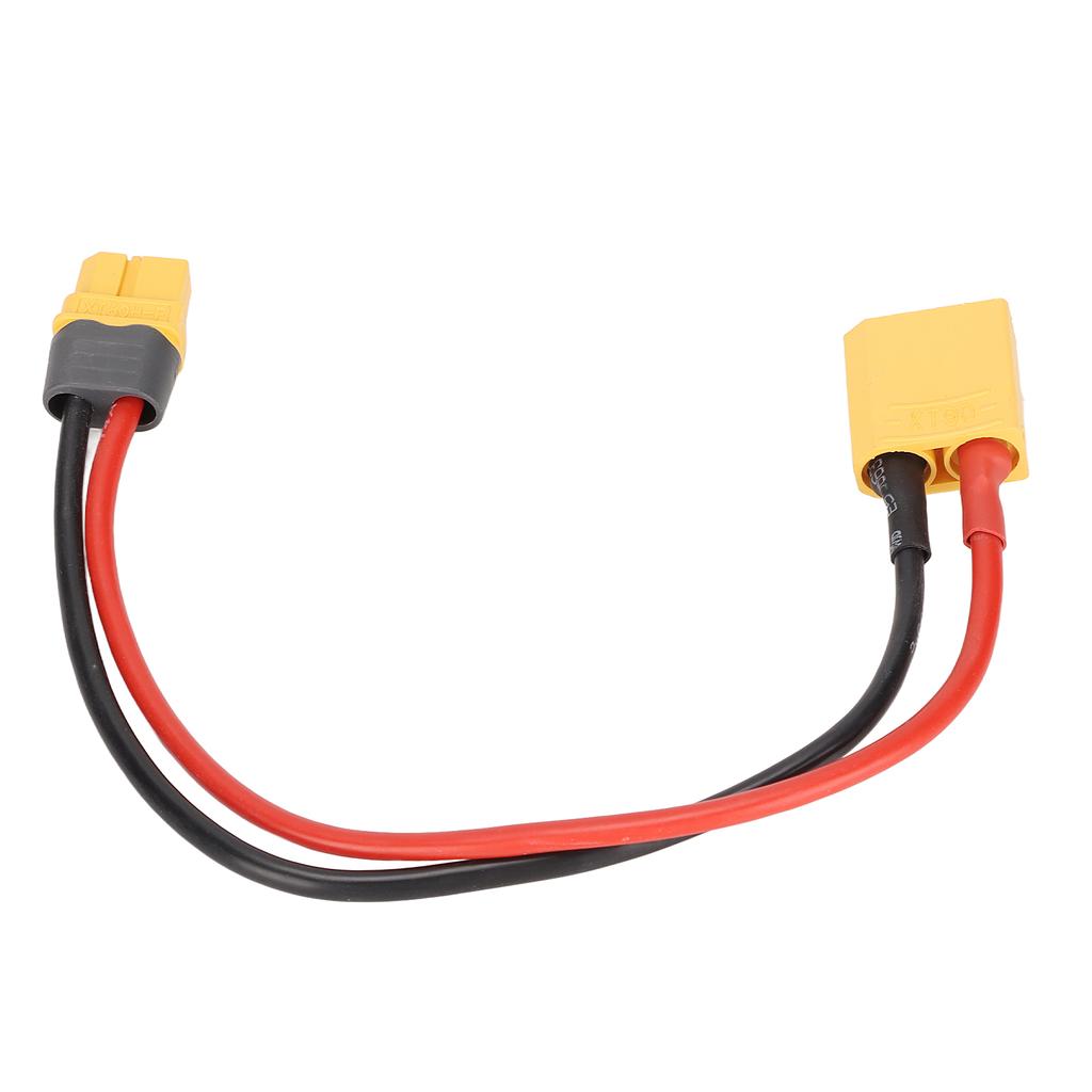 XT60H F to XT90 Male Adapter Cable Super Soft Reusable XT90 Male Connector for Car Models Airplane Models Ship Models