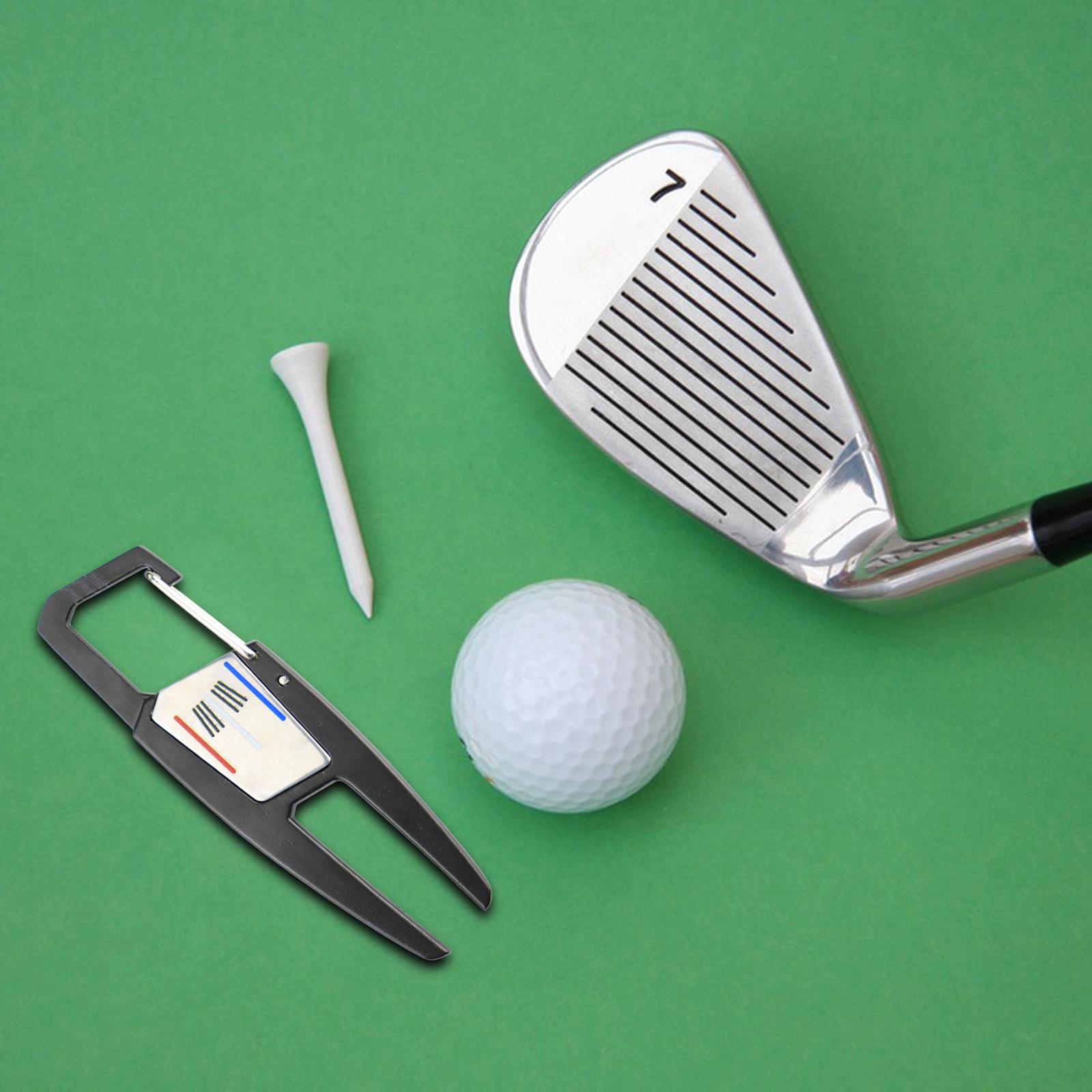 

Portable Golf Divot Tool Sturdy Divot Repair Tool for Putting Golf Aids срібний