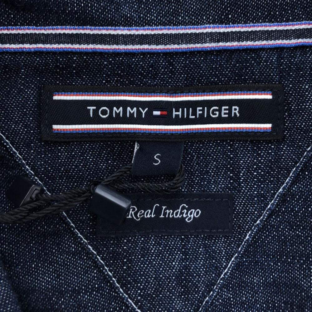 Unused TOMMY HILFIGER Long Sleeve Denim Western Shirt S Tagged Men's Used