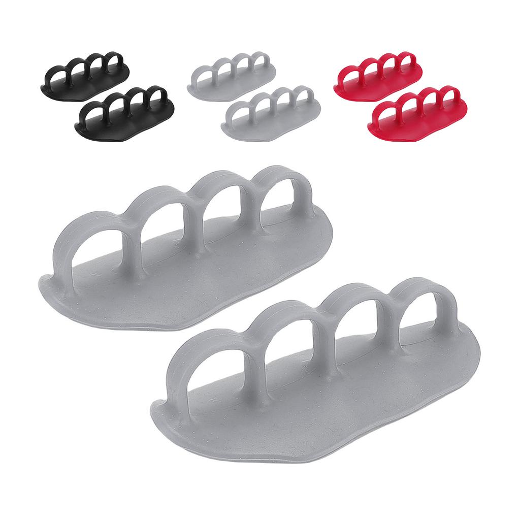 1 Pair Workout Grips Multifunctional Weight Lifting Rubber Gym Grips for Barbell and Dumbbell