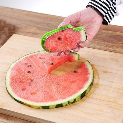 Watermelon Cutter Stainless Steel Melon Cutter Creative Popsicle Shape Fruit Slicer Cookie Mold Tool for Kids Party