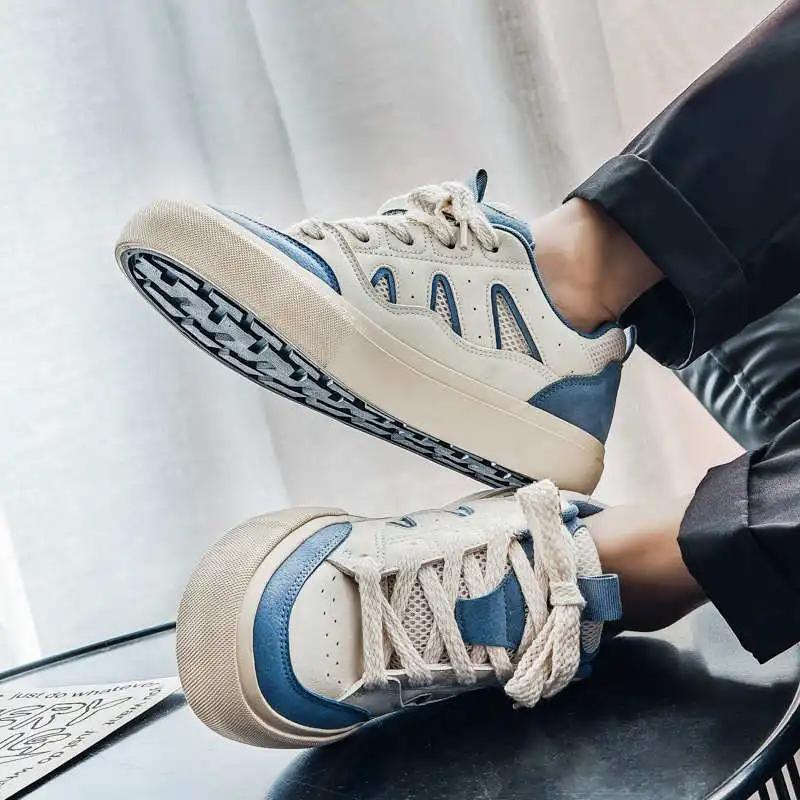 Fashion Spring-autumn Round Toe Breathable Husband Sneakers Men's Casual Sapatenis Shoes For Mens Sneakers Sports Best-selling