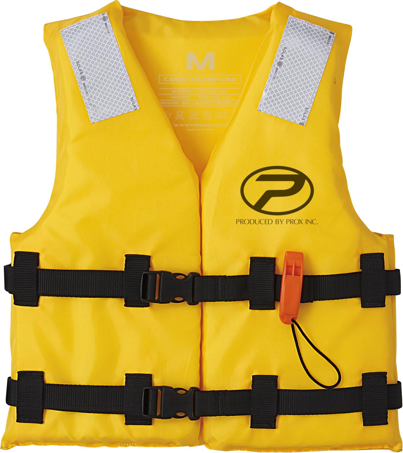 

Prox Small Boat Life Jacket for Size M (Type Approved) Children, M, TK13B2M, Yellow,