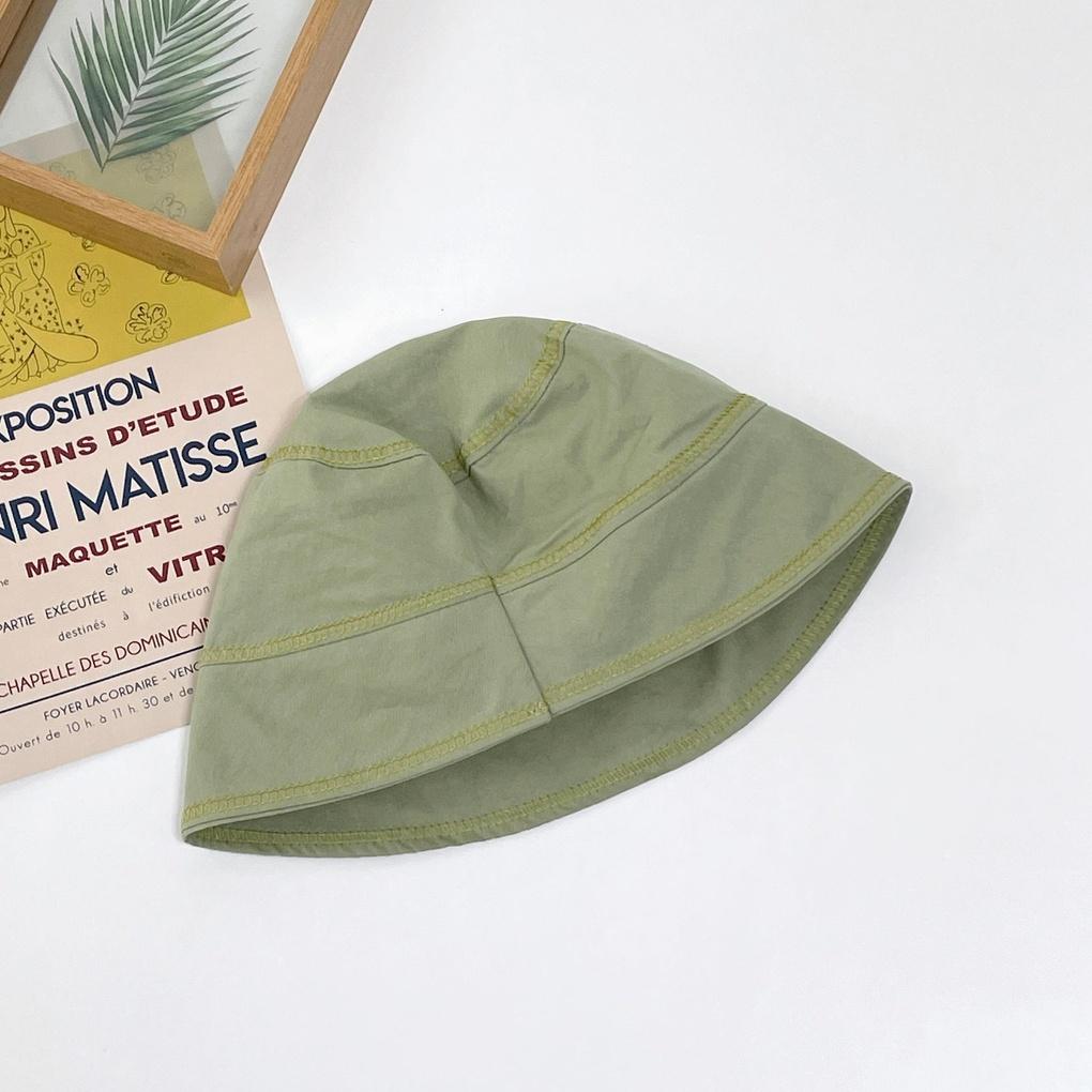 Women's and Men's Daily Stitch Plain Bucket Hat