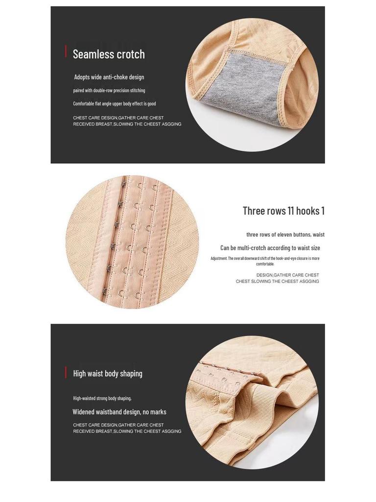 High-Waist Abdomen Control Shaping Panties for Women with Hip Lift and Anti-Exposure Design