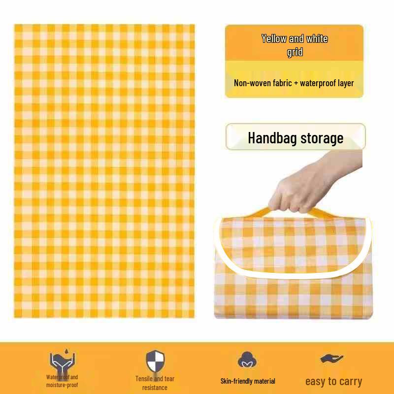 Pogrubiona Wodoodporna Mata Piknikowa na Zewnątrz: Kemping, Plaża, Namiot, Trawnik i Poduszka Odporna na Wilgoć