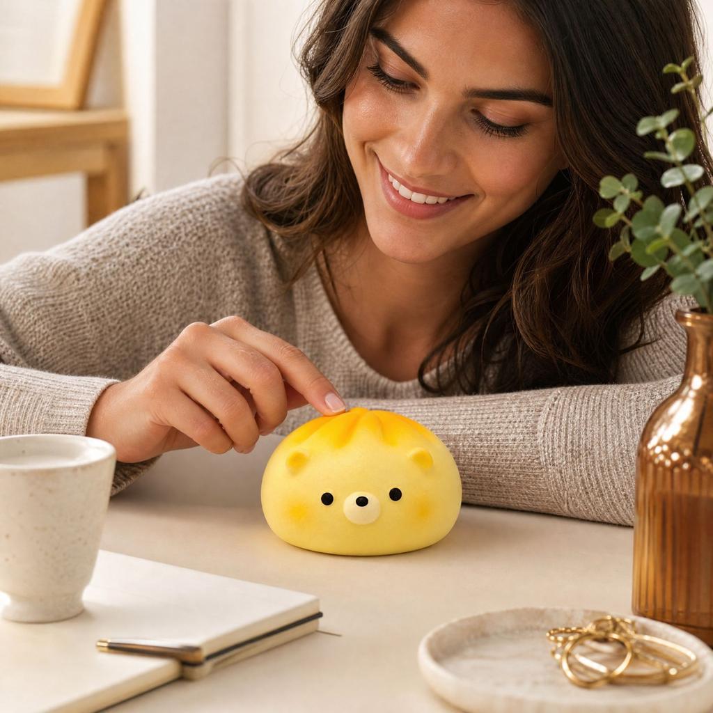 Cute Bear Toy, Slow Rising Sensory Toy for Kids and Adults