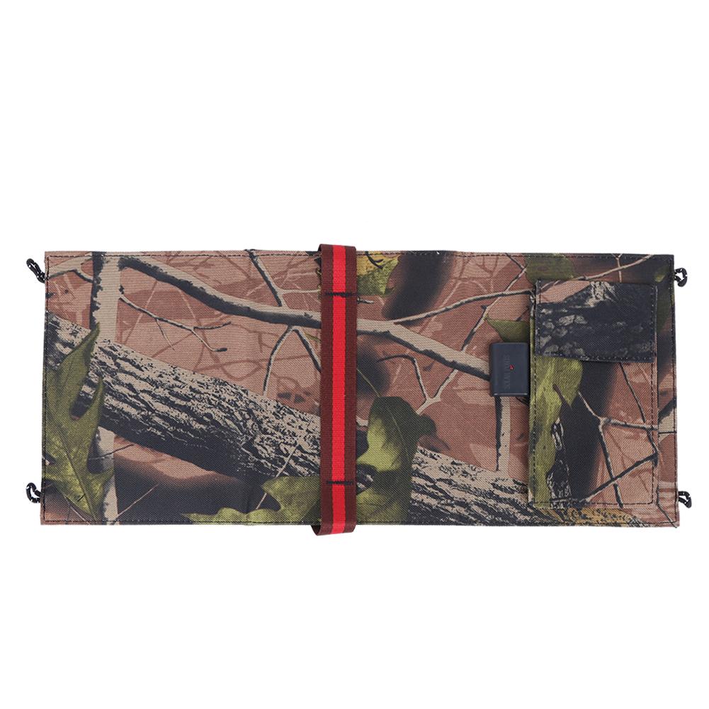 5W 5V Portable Outdoor Solar Panel Foldable Bag Charger for 5V Device Charging Camouflage