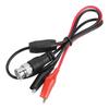 2 Stück Oszilloskop-Testsonde Kabel BNC-Stecker Q9 zu Doppelkrokodilklemme 0,5m