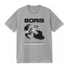 Boris Eindelijk Feedbacker Psychedelische Rock Noise Band T-shirt voor vintage Gewassen Veelzijdig Unisex grafische mode